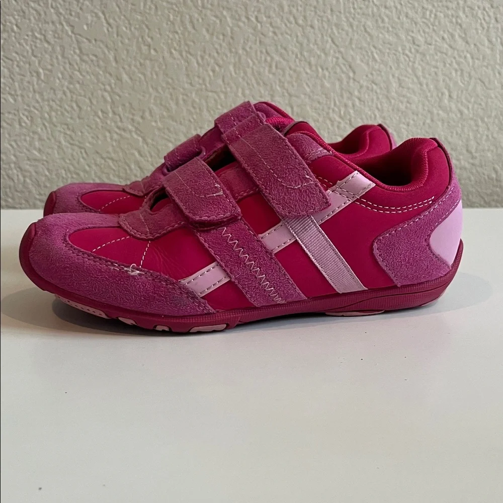pediped Pink Kids Sneakers with Velcro - Picture 4 of 5